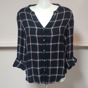 Calvin Klein shirt, size medium, black and red